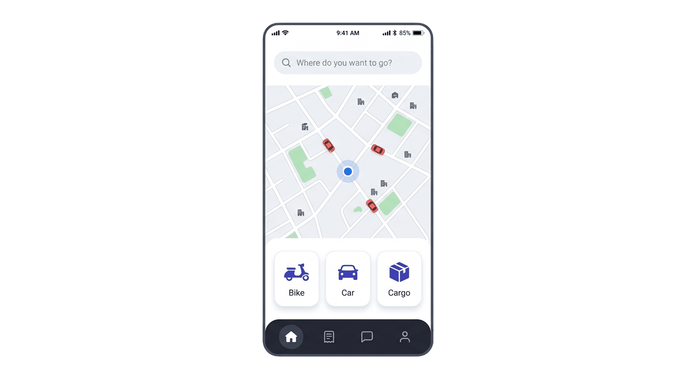 Riksho App Mockup